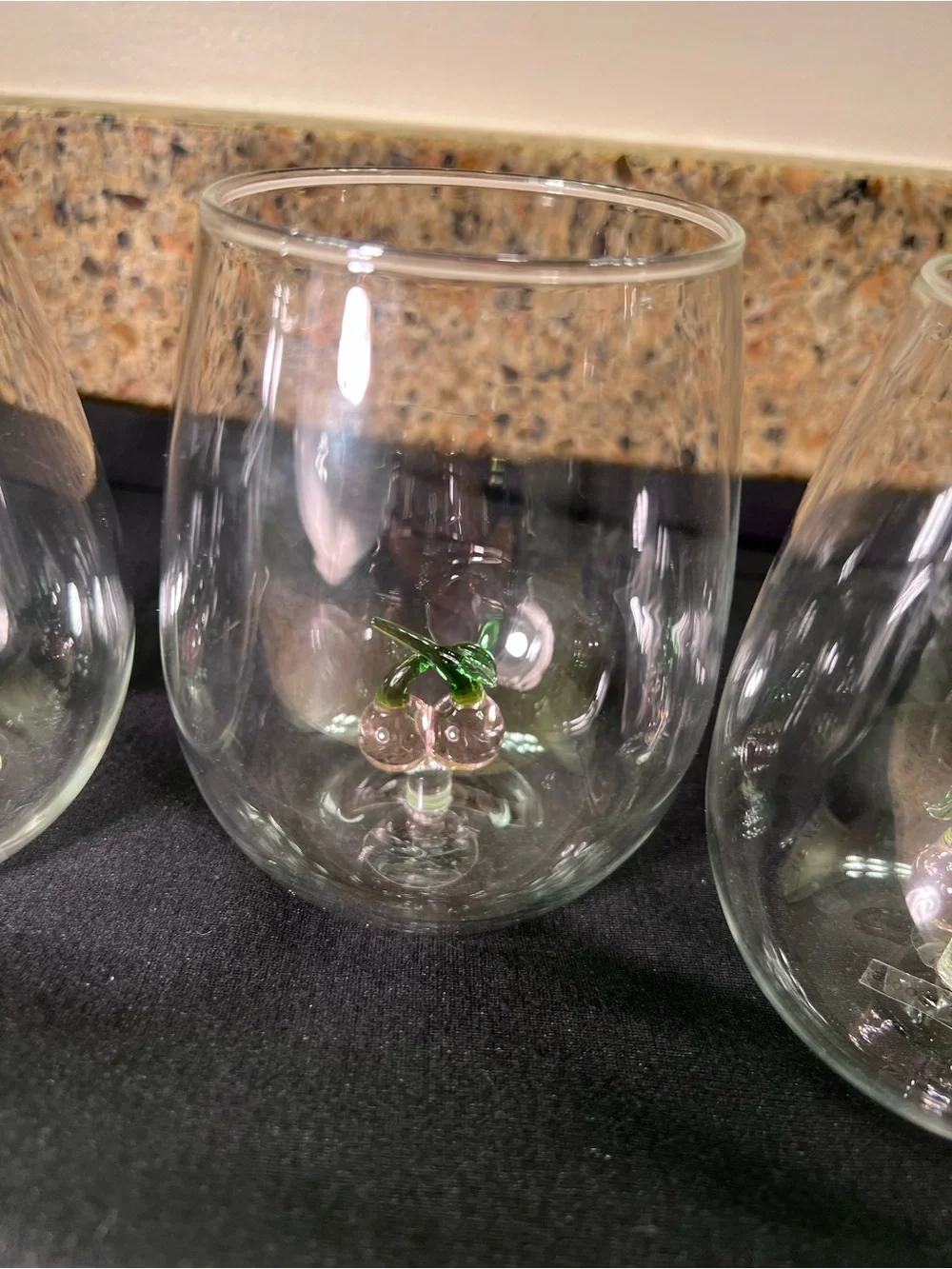 Anthropologie set stemless